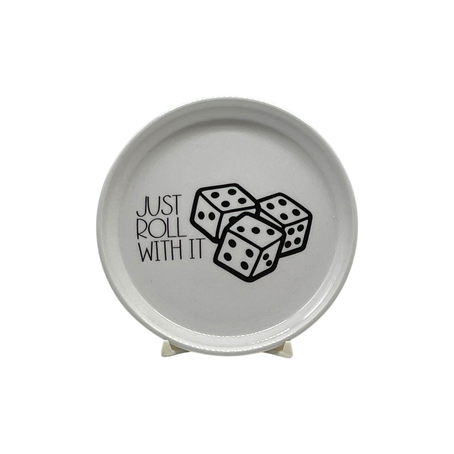 Just Roll with It! Dice Anything Dish, 5"