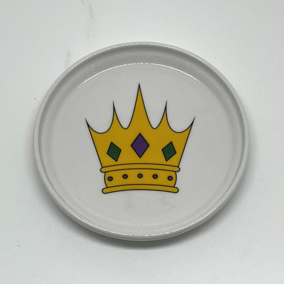 Mardi Gras Crown Anything Dish, 5"
