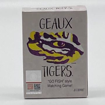 LSU Geaux Tigers Card Game - Go Fish Style Game