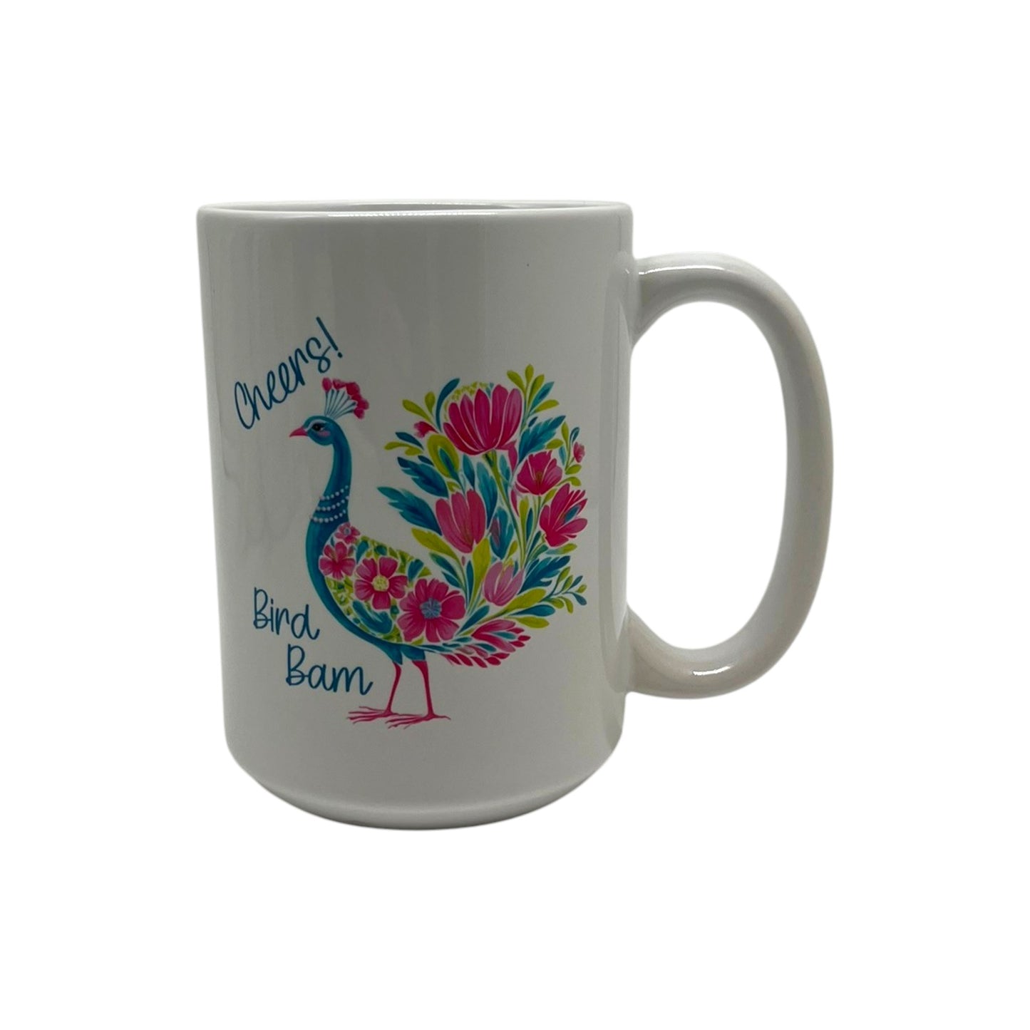 Mahjong Cheers Bird Bam Mug, 15 oz.