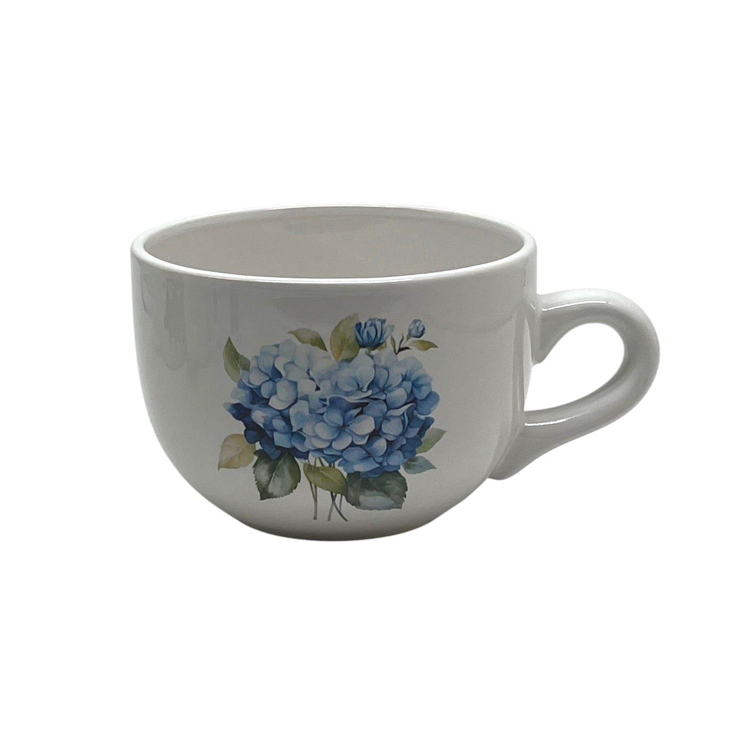 Blue Hydrangea Soup Mug, 24oz.