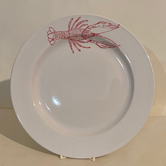    Crawfish Rim Dinner Plate, 10 1/2"