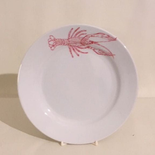 Crawfish Rim Salad Plate, 8 1/4"