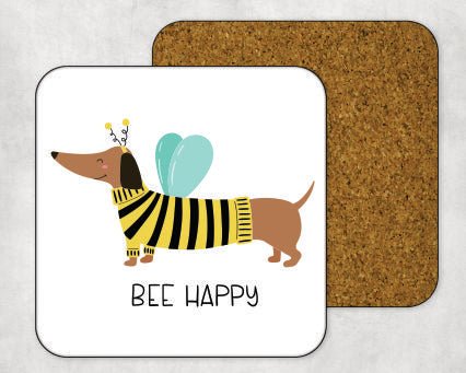 BEE Happy Coaster - Dachshund
