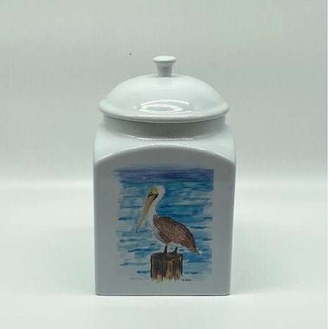 Pelican Canister Jar, 8 1/2" (medium) 