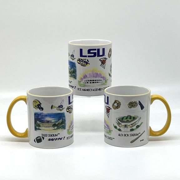 LSU Sports Mug, 12 oz.
