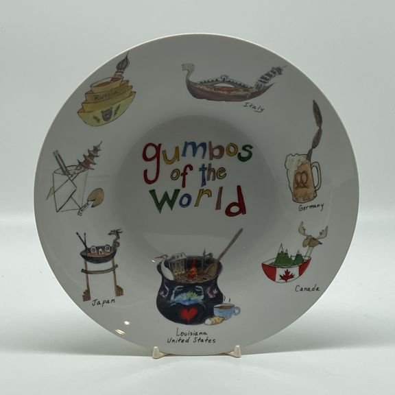 Gumbos of the World -  Gumbo Bowl, 9"