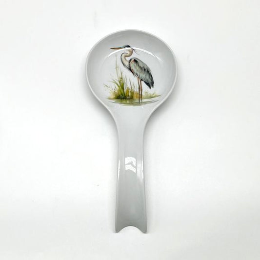 Blue Heron Spoon Rest