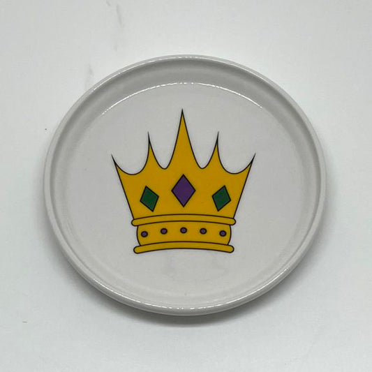 Mardi Gras Crown Anything Dish, 5"