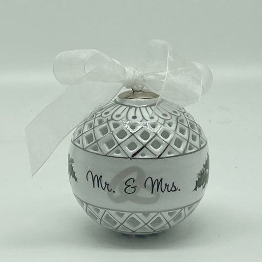 Our 1st Christmas Keepsake Ornament - Mr. & Mrs. 1st Christmas Ornament