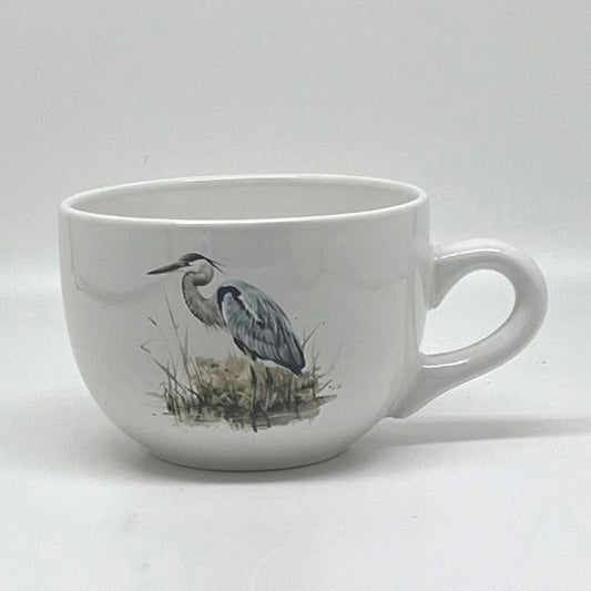 Blue Heron Soup Mug, 24oz.