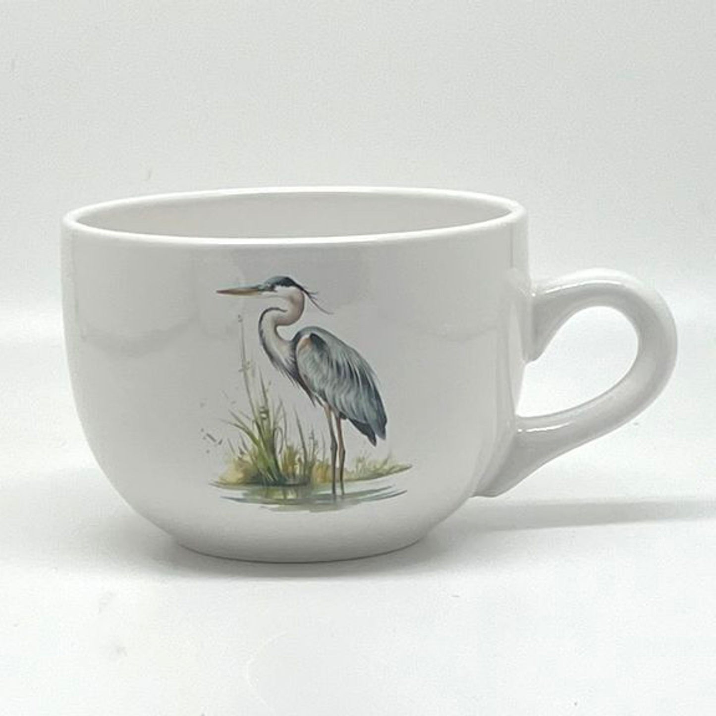 Blue Heron Soup Mug, 24oz.