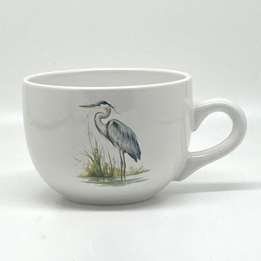 Blue Heron Soup Mug, 24oz.