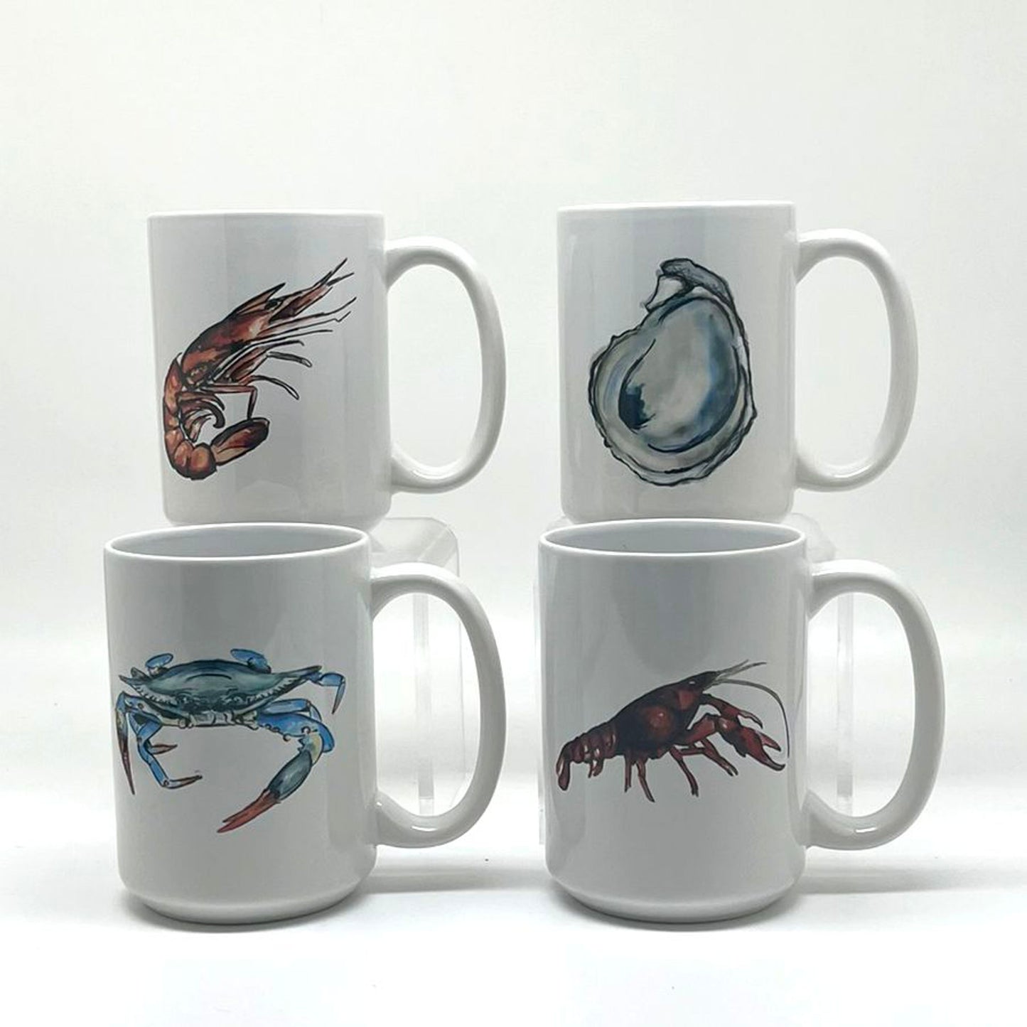 Seafood Mug, 15 ounce