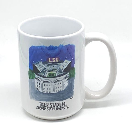 LSU Tiger Stadium Mug, 15 oz.