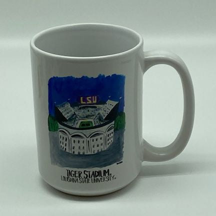 LSU Tiger Stadium Mug, 15 oz.