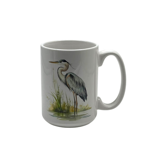 Blue Heron Mug, 15 oz.