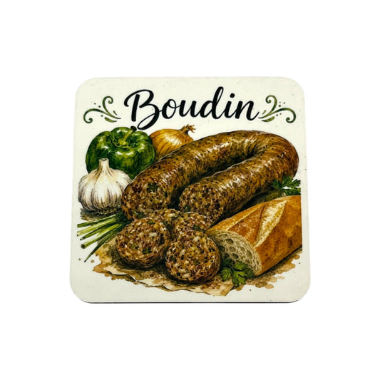 Boudin Coaster – 4" Square