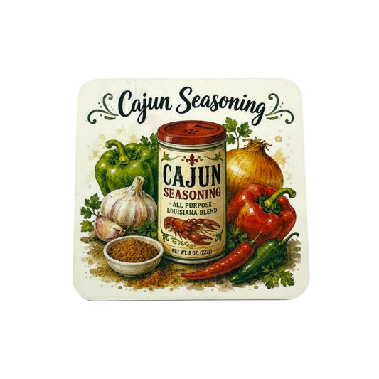 Cajun Seasoning Coaster – 4" Square