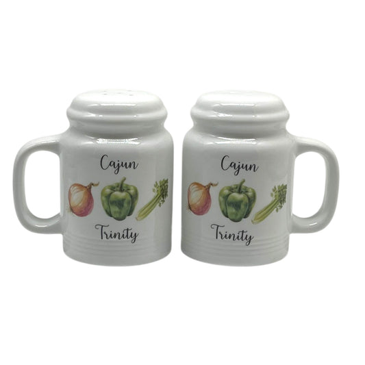 Cajun Trinity Salt & Pepper Shakers (range style)