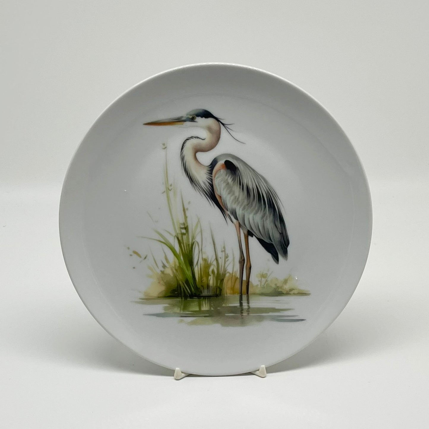 Blue Heron Plate, 8 1/4"
