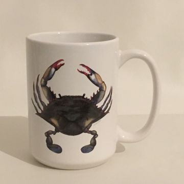 Blue Point Crab Mug, 15 oz.