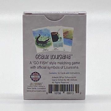 Geaux Louisiana Card Game - Go Fish Style Game
