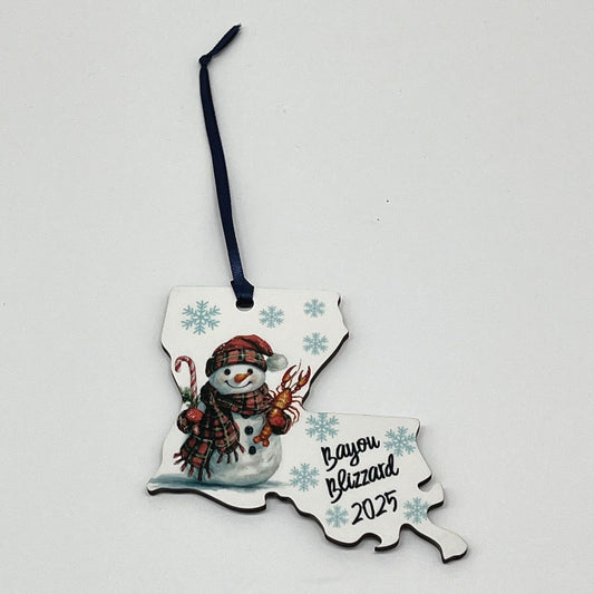 Louisiana Bayou Blizzard Ornament