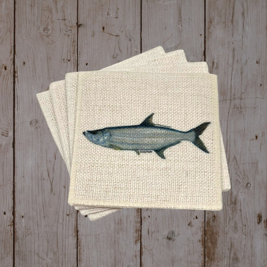 Tarpon Coasters (linen - set of 4)
