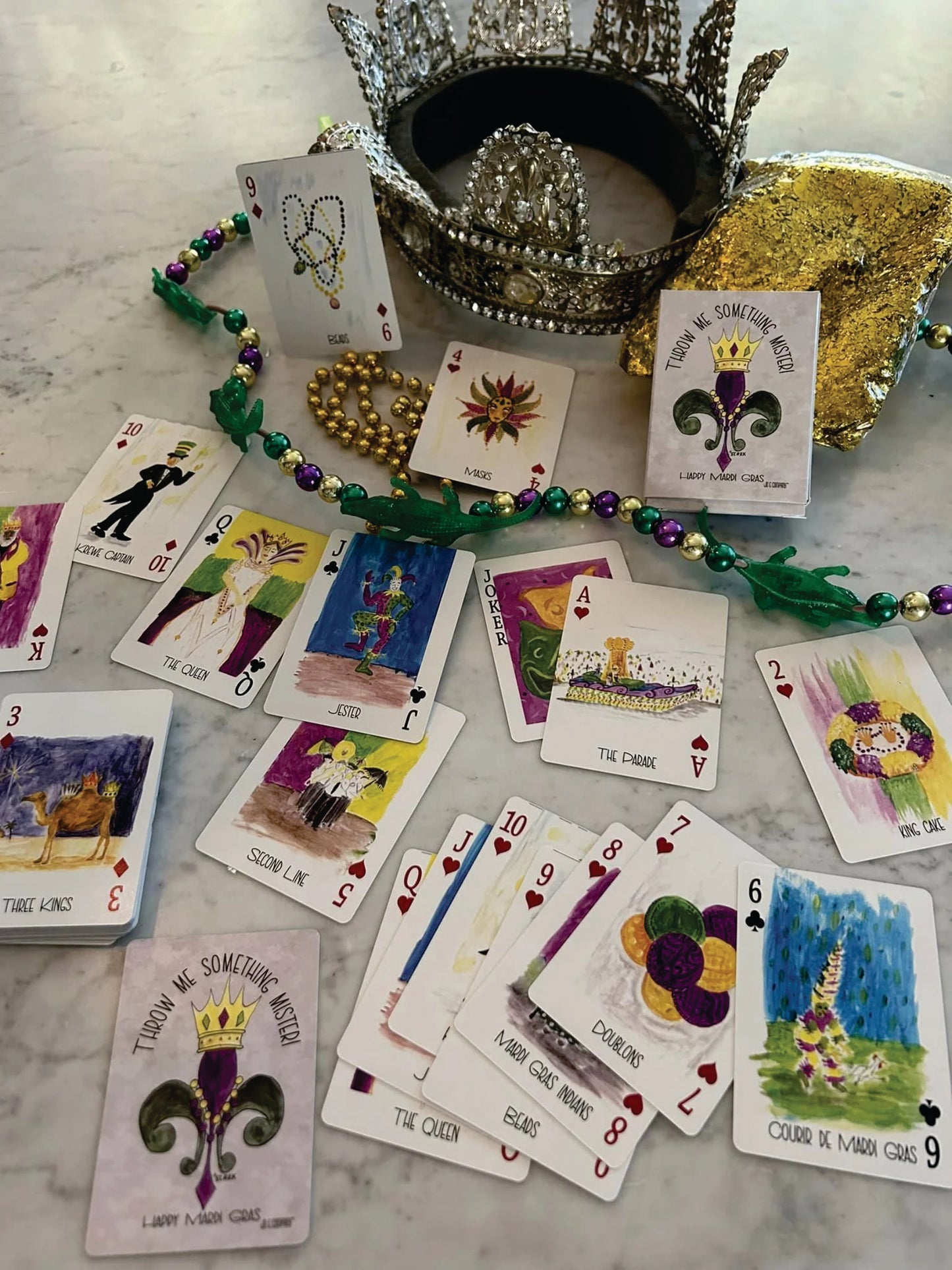 Mardi Gras Playing Cards
