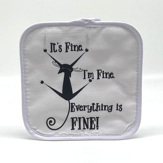 Everything is FINE! Pot Holder