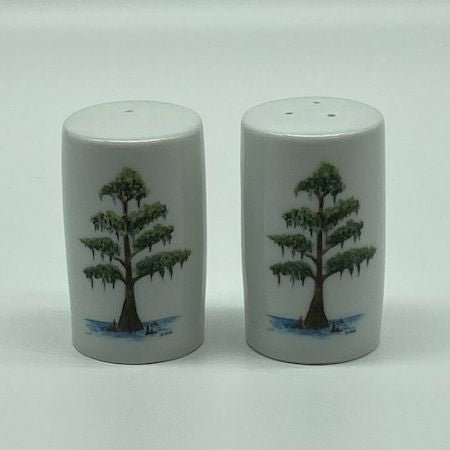 Cypress Tree Salt & Pepper Shakers