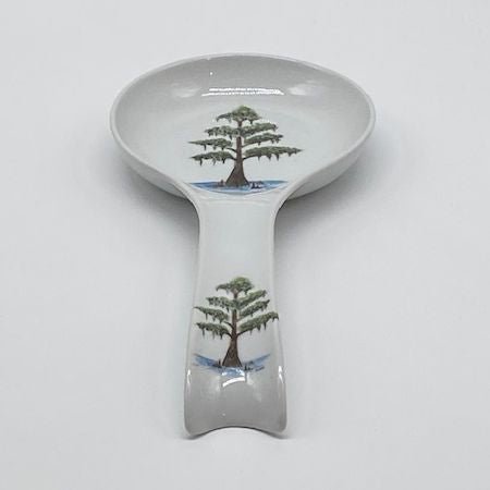 Cypress Tree Spoon Rest 