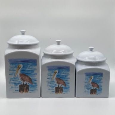 Pelican Canister Set, 3pc. (square)